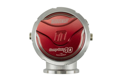 Turbosmart GenV CompGate40 14psi External Wastegate (Red) - TS-0552-1014 Turbosmart