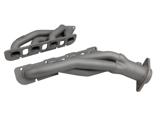 AFE Dodge Challenger / Charger 15-23 V8-6.2L/6.4L Twisted Steel 1-3/4 IN 304 Stainless Steel Short Tube Headers w/ Titanium Ceramic Coating - 48-32031-T aFe