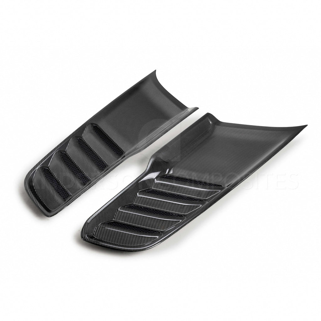 Anderson Composites 2021-2023 Ram TRX Type-OE Carbon Fiber Hood Vents (Pair) - AC-HV21DGTRX