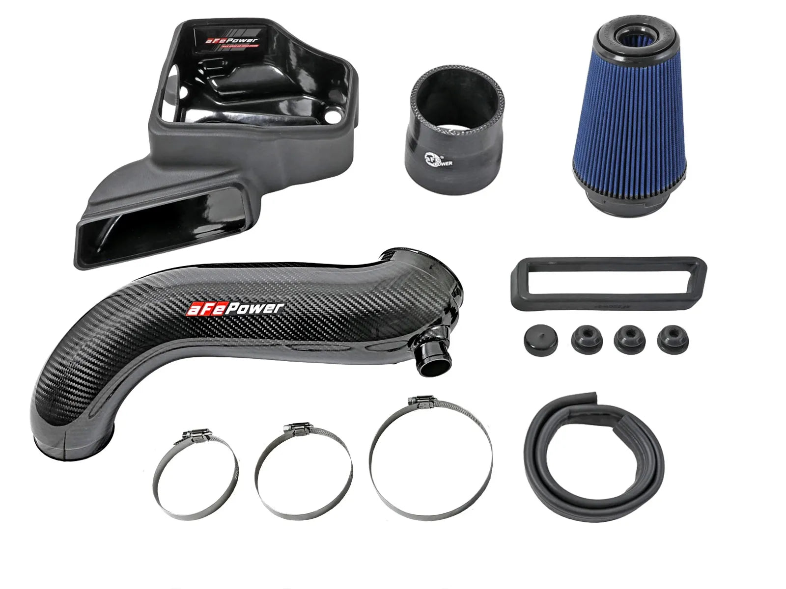 aFe Track Series Carbon Fiber Air Intake System Volkswagen, Audi 2.0L - 57-10016R aFe