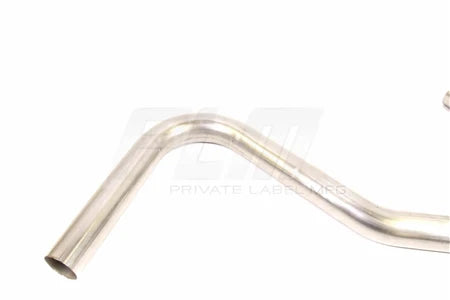 PLM 304 Stainless U J L Mandrel Bend Pipe, 130 110 35 Degree U J L Bends (3in) - PLM-S-PIPE-3.0