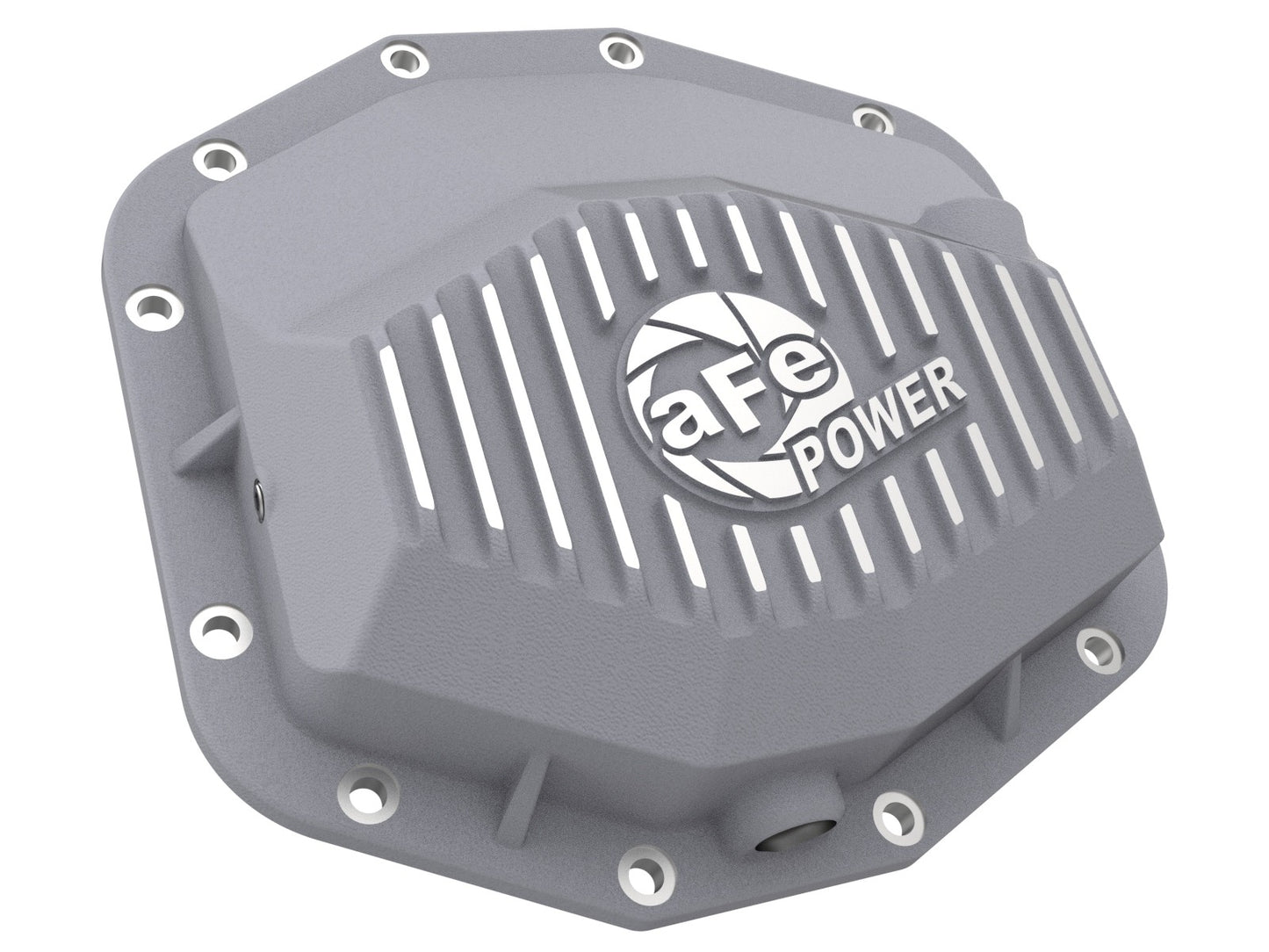 afe RAM 1500 TRX 21-22 V8-6.2L (sc) Street Series Rear Differential Cover Raw w/ Machined Fins - 46-71280A aFe