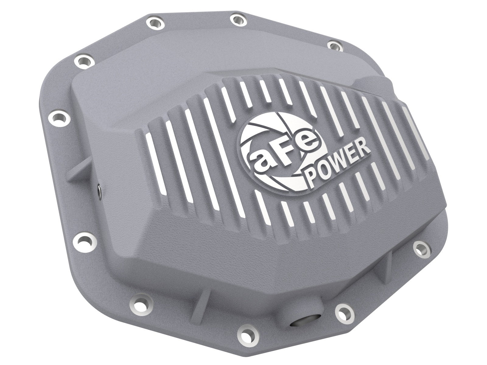 afe RAM 1500 TRX 21-22 V8-6.2L (sc) Street Series Rear Differential Cover Raw w/ Machined Fins - 46-71280A aFe
