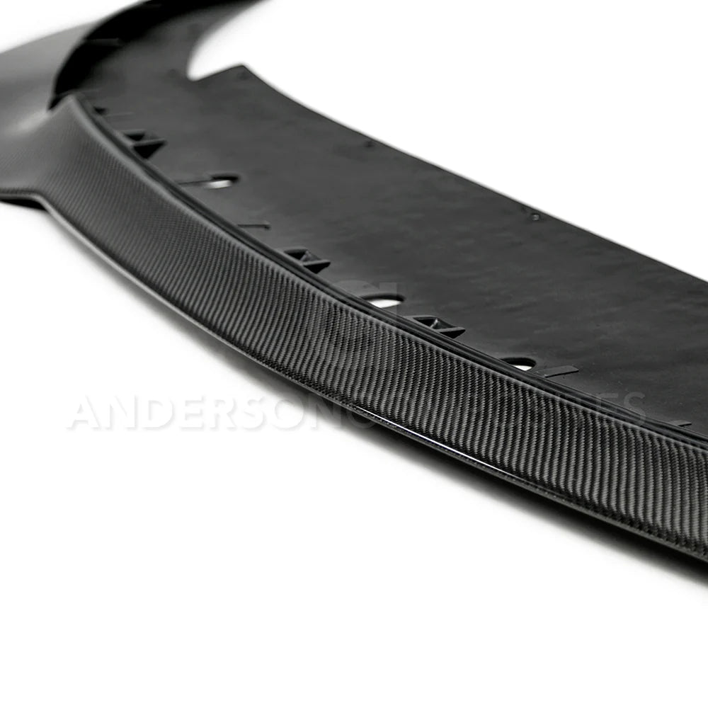 Anderson Composites 2015-2020 Mustang Shelby GT350R Carbon Fiber Front Splitter (1 Pc) - AC-FL15MU350R