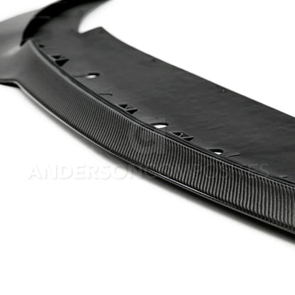 Anderson Composites 2015-2020 Mustang Shelby GT350R Carbon Fiber Front Splitter (1 Pc) - AC-FL15MU350R