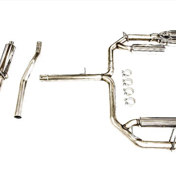 PLM Camry XSE V6 3.5L Quad Tip Cat-Back Exhaust 2018-2022 - PLM-XV70-EXH-QUAD