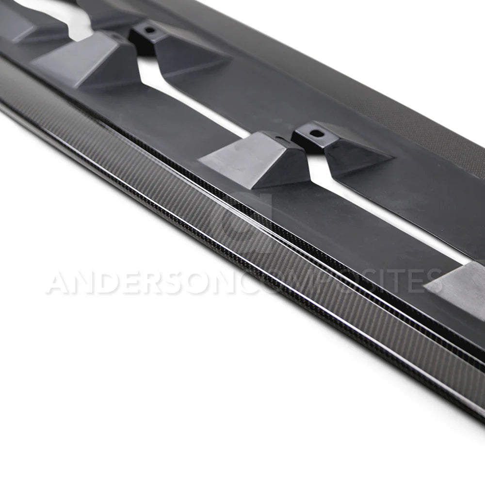 Anderson Composites 16-18 Ford Focus RS Carbon Fiber Rocker Panels - AC-SS16FDFO-AR