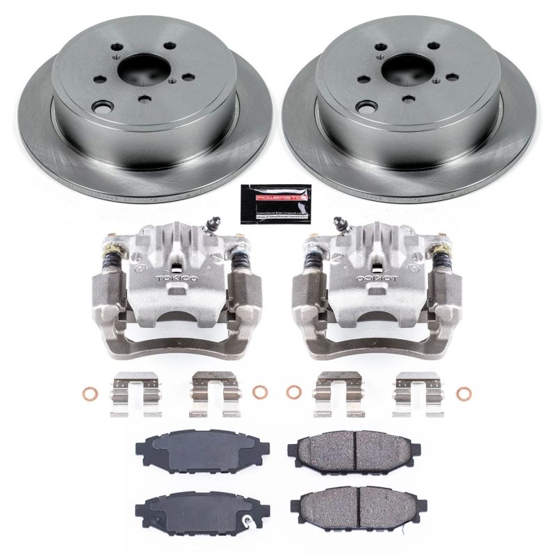 Power Stop 10-14 Subaru Legacy Rear Autospecialty Brake Kit w/Calipers PowerStop