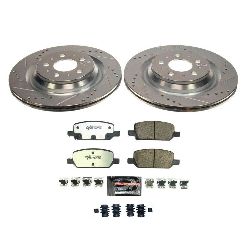 Power Stop 17-21 Tesla 3 Rear Z26 Street Brake Kit PowerStop