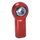 QA1 A Series Endura Rod End - Female/Right Hand - .3125in Bore x 5/16-24 w/Stud - Red Aluminum