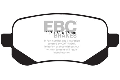 EBC Extra Duty Rear Brake Pads - ED91840 EBC