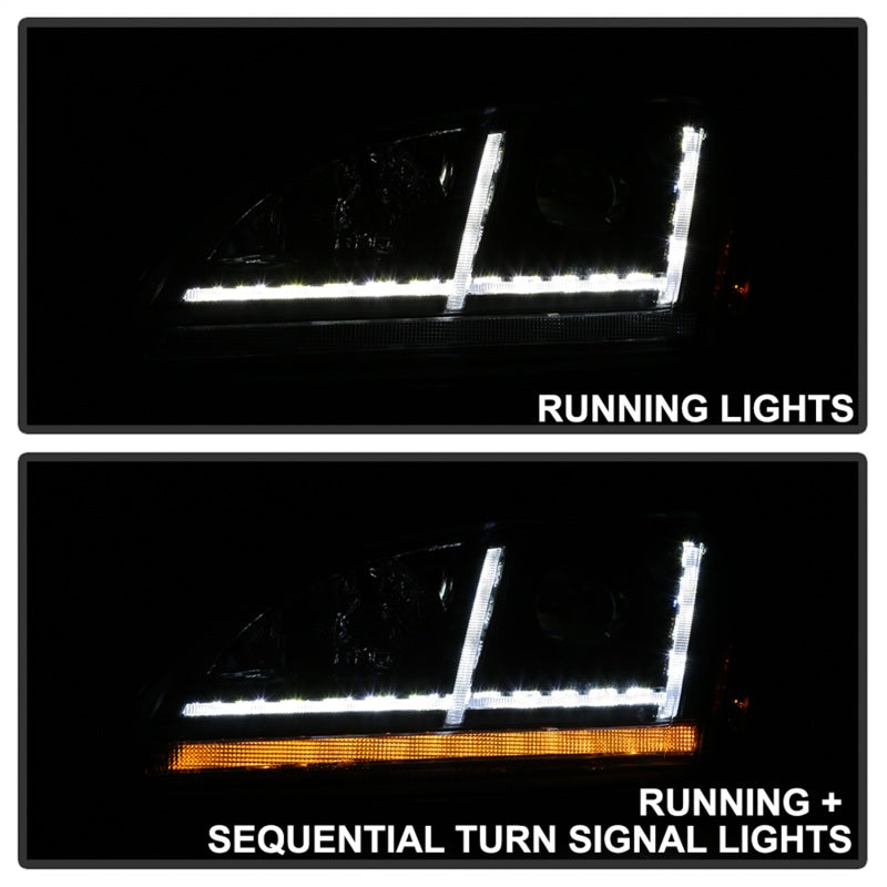 Spyder 08-15 Audi TT HID Xenon Projector Headlights w/Seq Turn Signal - Blk (PRO-YD-ATT08-HID-BK) SPYDER