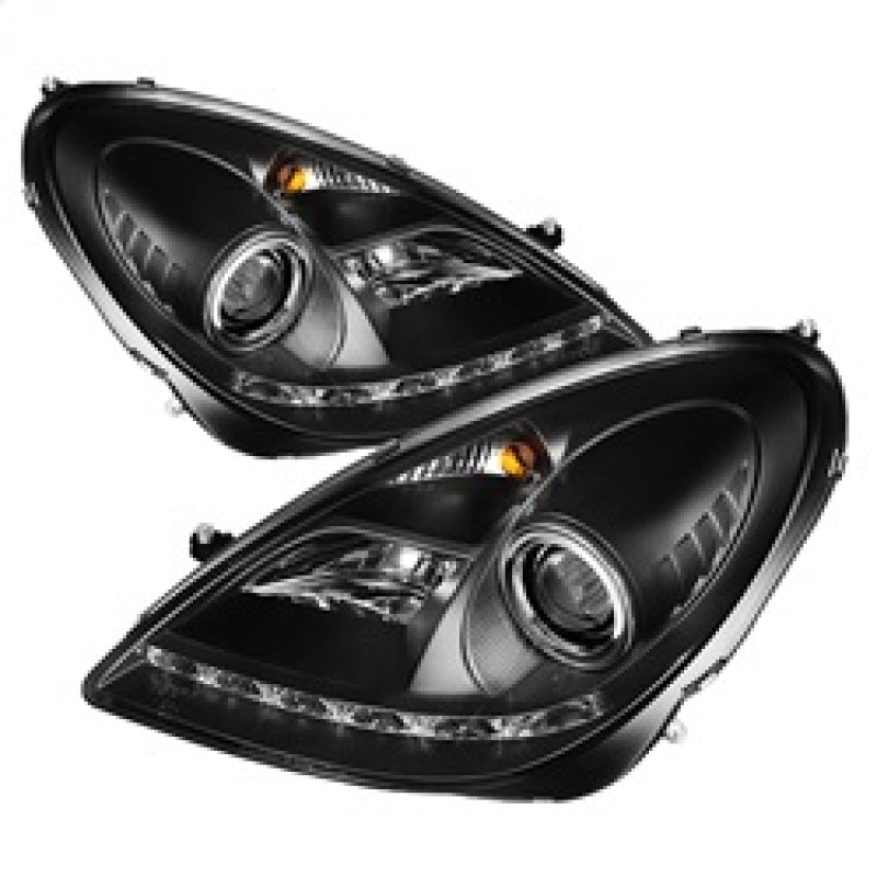 Spyder Mercedes Benz SLK 05-10 Projector Xenon/HID Model- DRL Blk PRO-YD-MBSLK05-HID-DRL-BK SPYDER