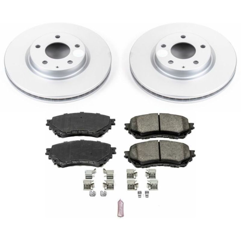 Power Stop 14-18 Mazda 6 Front Z17 Evolution Geomet Coated Brake Kit PowerStop