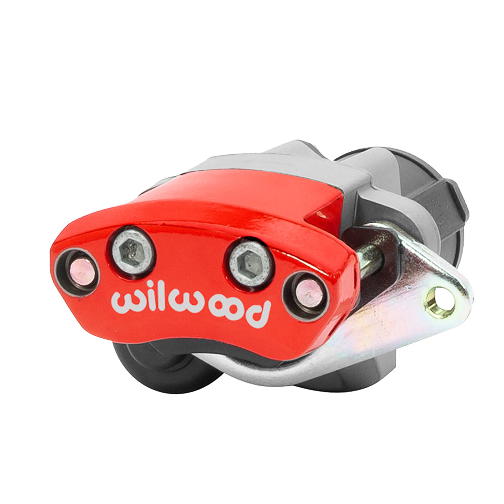 Wilwood Red Electric Parking Brake Caliper - 4.75in Bracket - 0.15-0.39in - Right 120-16297-RD