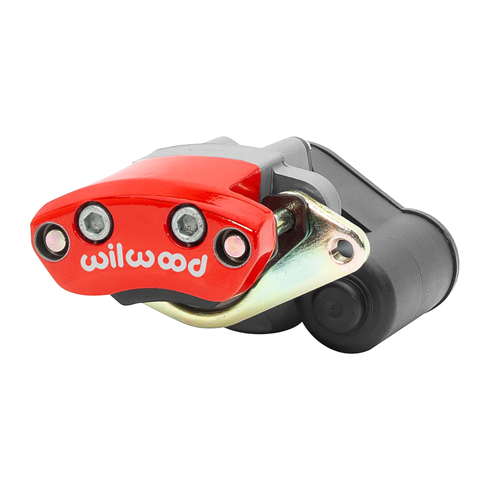 Wilwood Red Electric Parking Brake Caliper - 4.75in Bracket - 0.15-0.39in - Left 120-16298-RD