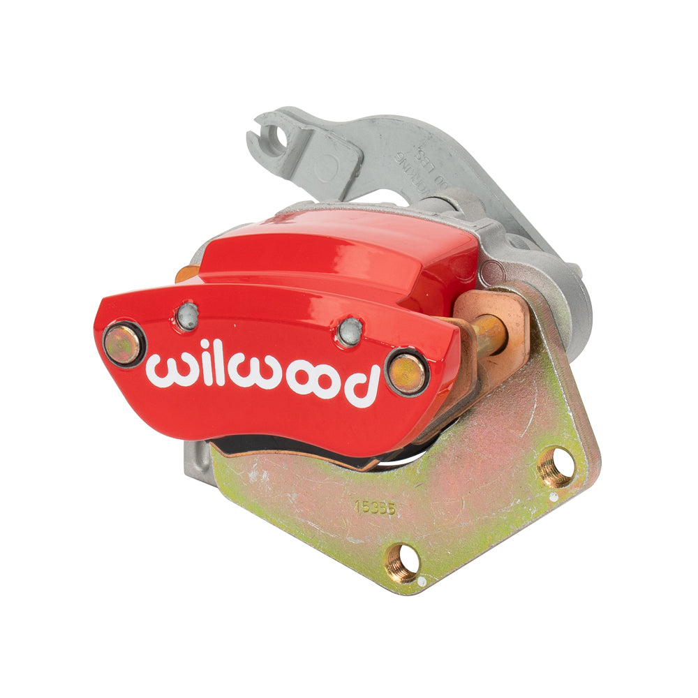 Wilwood Caliper-MC4 Mechanical-R/H - Red w/Logo 2.00in Piston .81in Disc 120-17476-RD