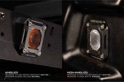 Flush or Angled Mounting Kit: Morimoto 1Banger