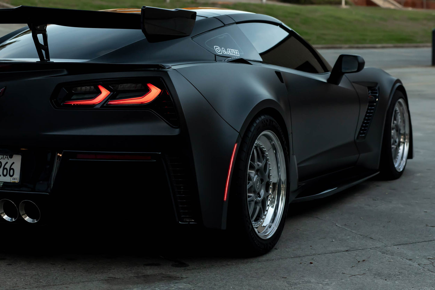 XB LED Side Markers: Corvette C7 (Rear / Red / Set)