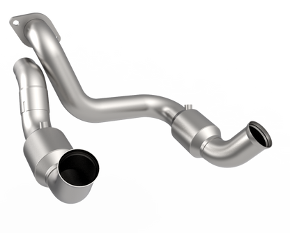 Kooks 20-22 Ford F250 7.3L V8 / Ford F350 7.3L V8 3in SS High Output Green Catted Connecting Pipes Kooks Headers