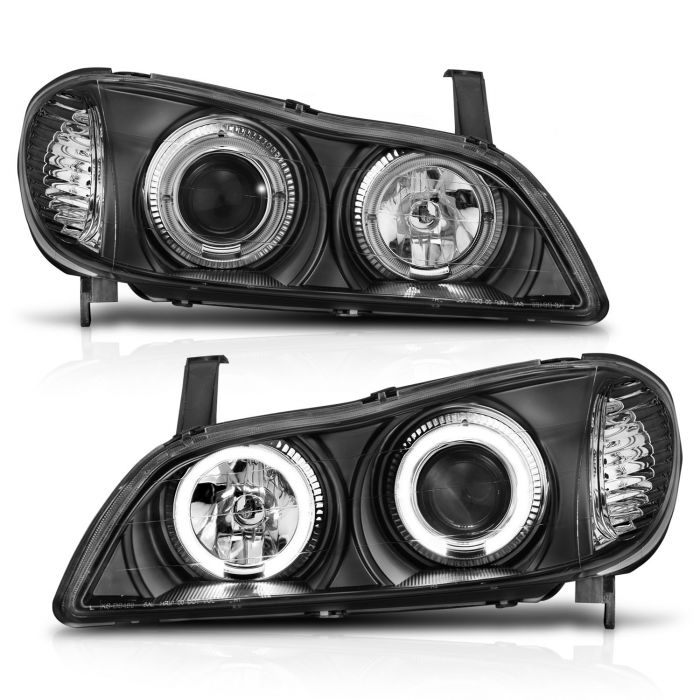 ANZO INFINITI I-30 00-01 / I-35 02-04 PROJECTOR HALO HEADLIGHTS BLACK - 121077