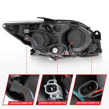 Load image into Gallery viewer, ANZO SCION TC 05-10 PROJECTOR HEADLIGHTS BLACK W/ RX HALO - 121119