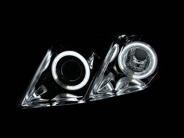 ANZO TOYOTA CAMRY 07-09 PROJECTOR HEADLIGHTS CHROME W/ RX HALO - 121180