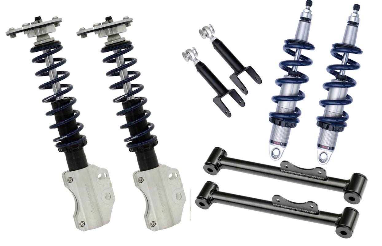 Ridetech 79-89 Ford Mustang w/ 94-04 SN95 Spindle HQ CoilOver System