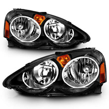 Load image into Gallery viewer, ANZO ACURA RSX 02-04 CRYSTAL HEADLIGHTS BLACK - 121209 ANZO