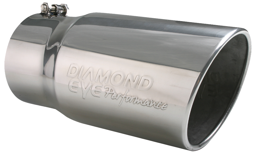 Diamond Eye 4in Stainless Steel Exhaust Tip - 4512BRA-DE Diamond Eye Performance