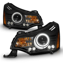 Load image into Gallery viewer, ANZO FORD FOCUS 08-11 PROJECTOR HEADLIGHTS BLACK W/ RX HALO - 121272