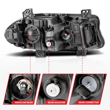 Load image into Gallery viewer, ANZO 121559 Projector Plank Style Headlights with Black Housing and Clear Lens for Dodge Charger 2015-2023 (halogen-equipped models).