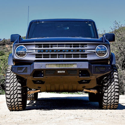 Westin 21-22 Ford Bronco Pro-Mod Front Bumper - Textured Black Westin