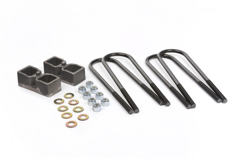 Daystar 2005-2018 Ford F-350 4WD (w/Dana 70 Axle) - 2in Rear Block & U-Bolt Kit