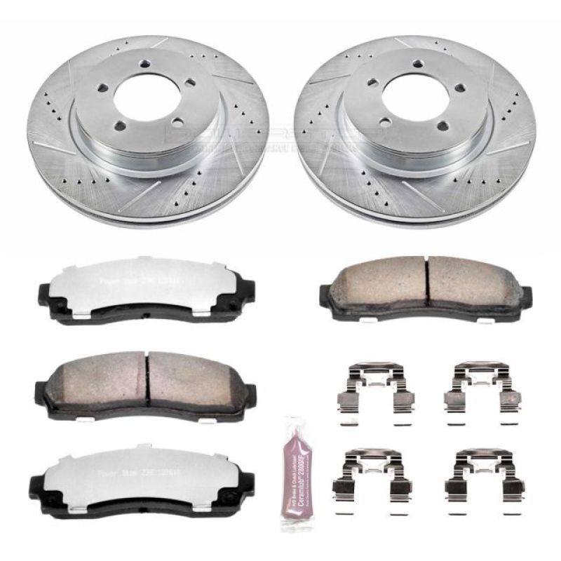 Power Stop 02-05 Ford Explorer Front Z36 Truck & Tow Brake Kit PowerStop
