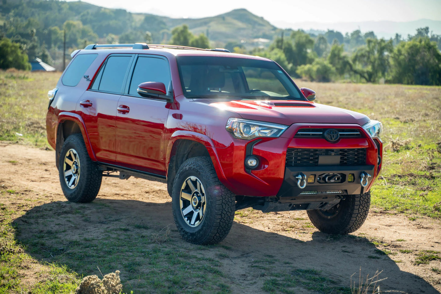 DV8 Offroad 14-24 Toyota 4Runner Centric Series Winch Front Bumper FBTF3-02