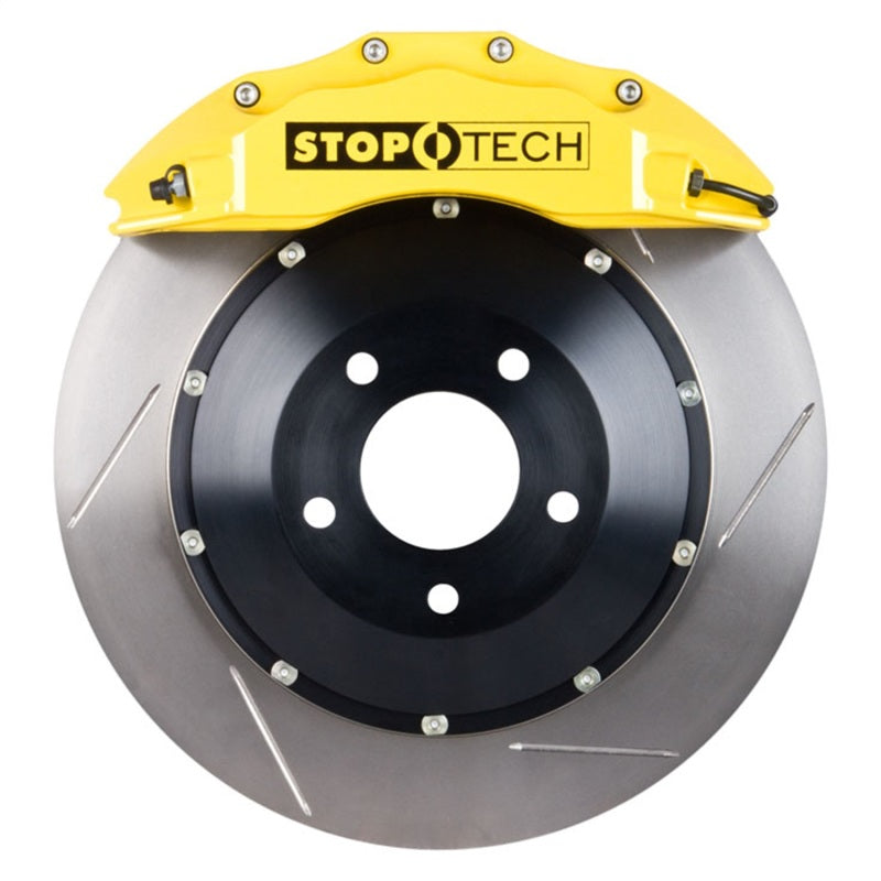 StopTech Porsche 911 05-10 Carrera Front BBK ST-60 Caliper Yellow / 2pc Slotted 355x35mm Rotor Stoptech