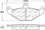 StopTech Performance 05-06 Lotus Exige Rear Brake Pads