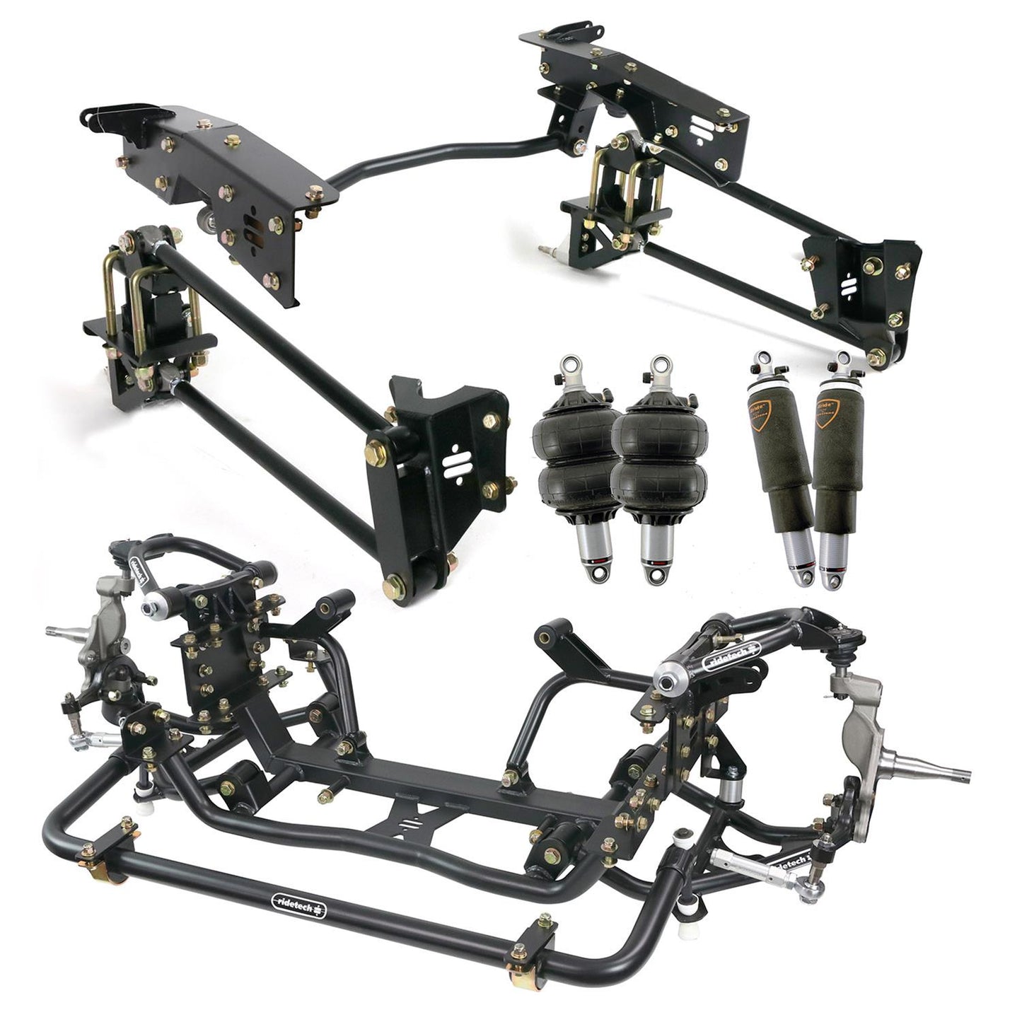 Ridetech 65-79 Ford F-100 Complete Air Suspension System - Pin Spindle