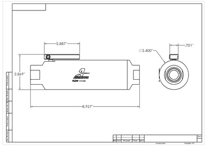 ORB-12 Shutoff Valve Fuel Filter P/N 12332