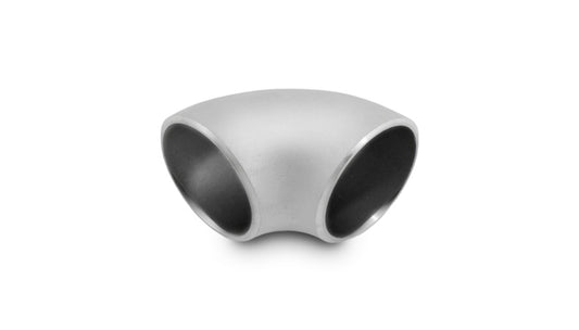 Vibrant Performance Tight Radius 90 degree Schedule 10 Elbow - 2.5in Nominal Pipe Size (Natural Finish), Custom Fabrication - Part 2345