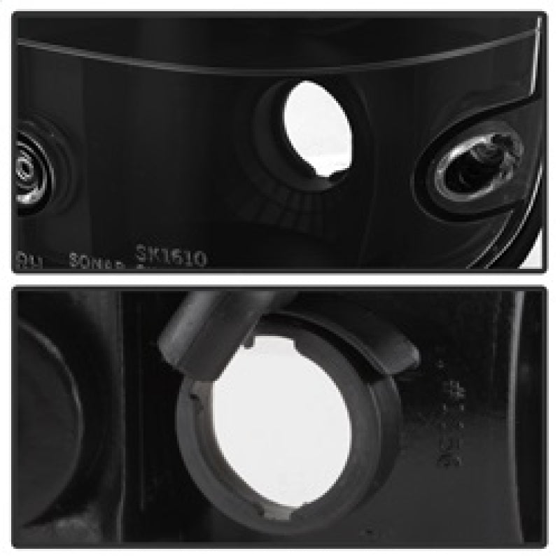 Spyder Toyota Tacoma 95-00 Euro Style Tail Lights Black ALT-YD-TT95-BK SPYDER