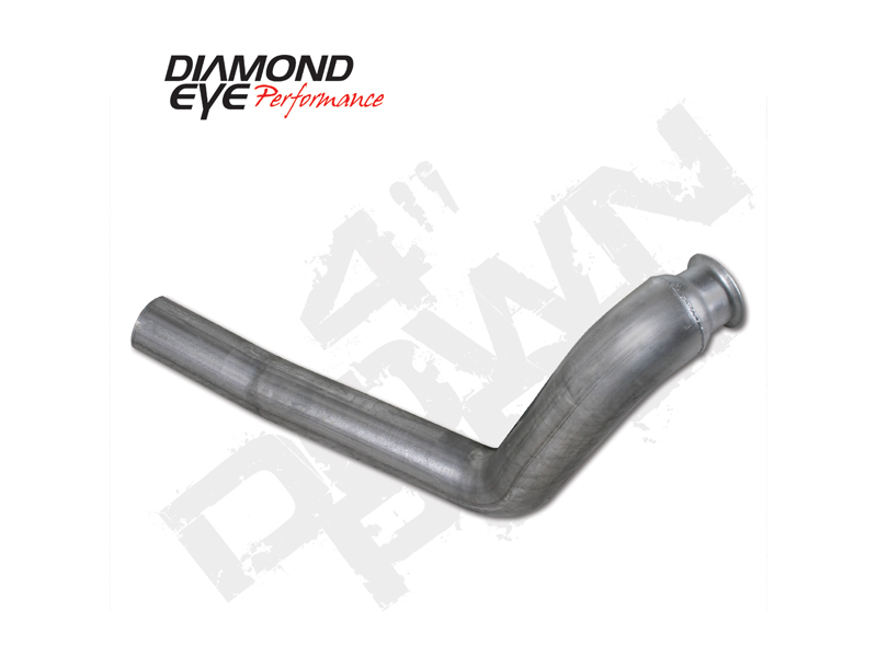 Diamond Eye 00-03 Ford 7.3L Diesel E-Series Van w/ Auto Trans/ Non-Catalyst 4in Aluminum Downpipe Diamond Eye Performance