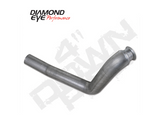 Diamond Eye 00-03 Ford 7.3L Diesel E-Series Van w/ Auto Trans/ Non-Catalyst 4in Aluminum Downpipe