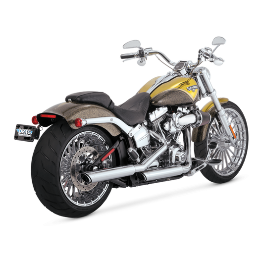 Vance & Hines HD Softail 91-09 Fatboy Twin Slash Slip-On Exhaust