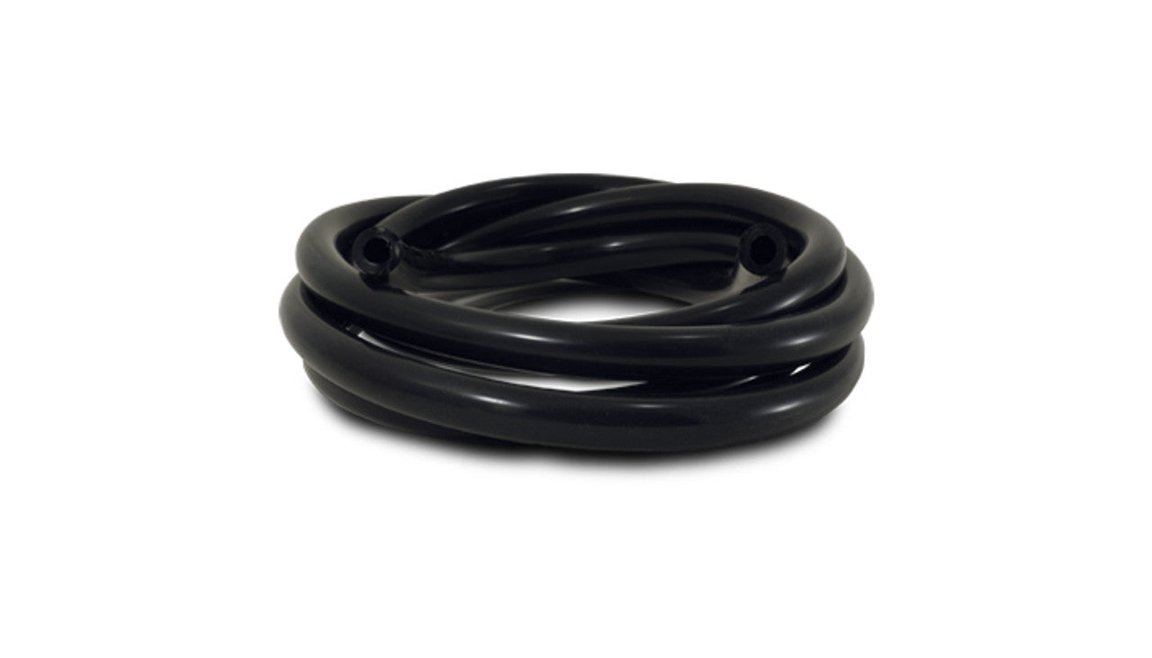 Vibrant Silicone Vacuum Hose – 1/8" (3.2mm) I.D. – 50 ft. Roll – Black (2100)