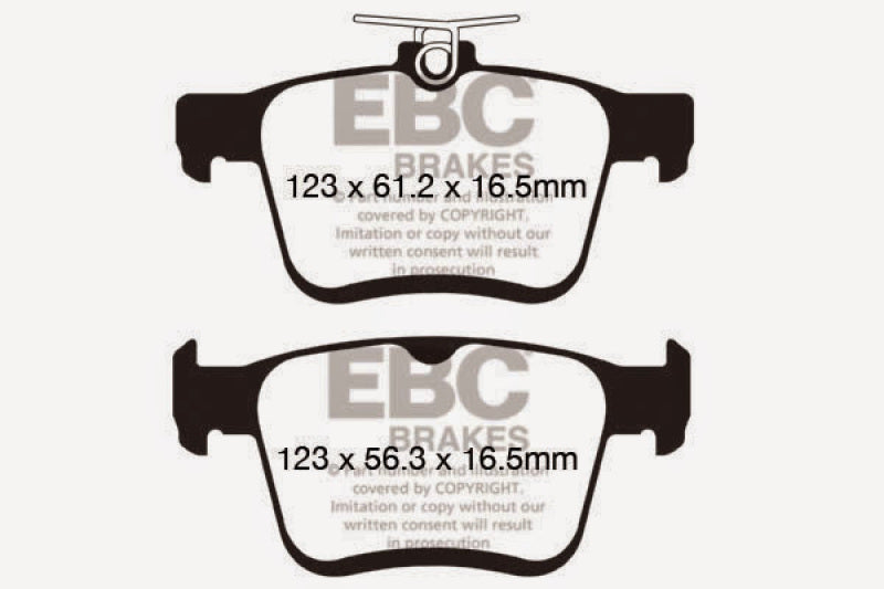 EBC GreenStuff Rear Brake Pads - DP62153 EBC