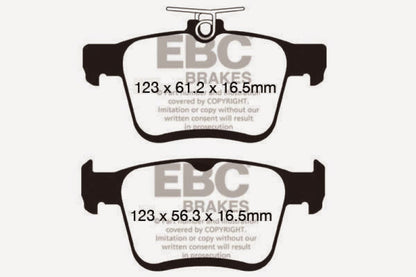 EBC GreenStuff Rear Brake Pads - DP62153 EBC