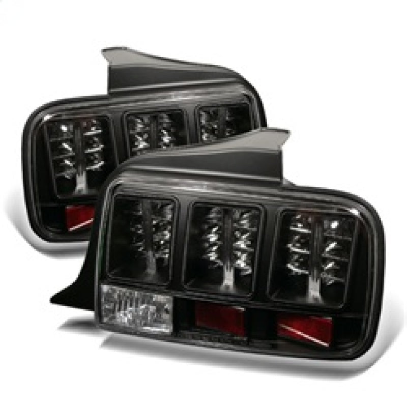 Spyder Ford Mustang 05-09 LED Tail Lights Black ALT-YD-FM05-LED-BK SPYDER