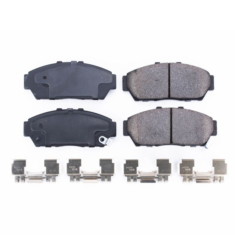 Power Stop 94-01 Acura Integra Front Z17 Evolution Ceramic Brake Pads w/Hardware PowerStop